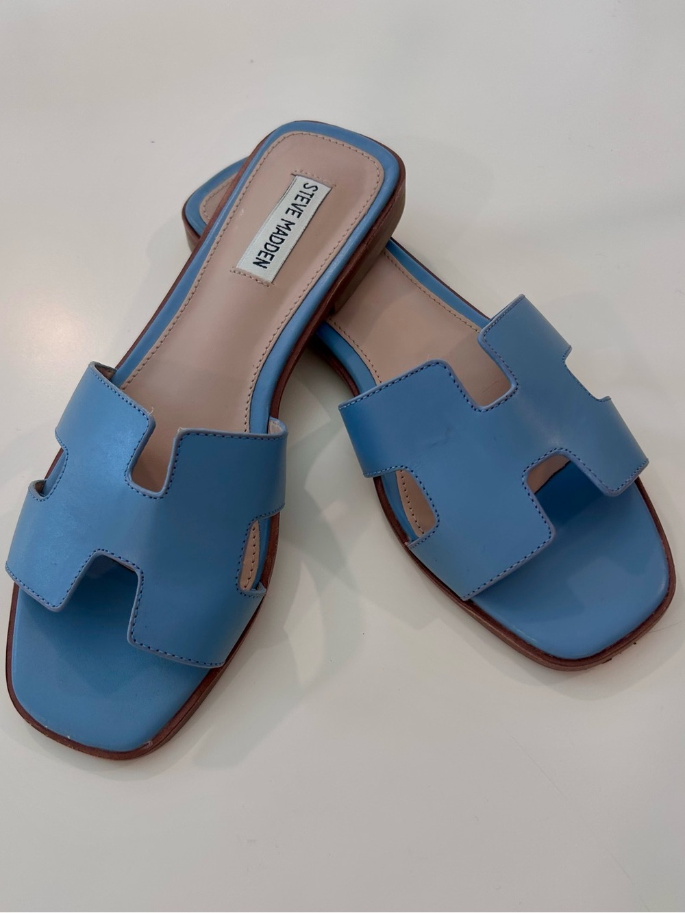 Steve Madden Blue Sandals Sz 9 - Picture 3 of 7